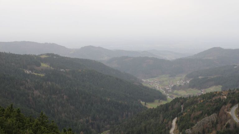 Dieses Bild zeigt eine Webcam-Aufnahme vom Achertal, aufgenommen am Freitag, den 14.11.2025 um 13:40 Uhr. Die Temperatur betrug 16.6°C.