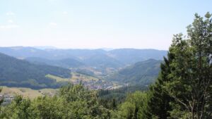 Dieses Bild zeigt eine Webcam-Aufnahme vom Achertal, aufgenommen am Mittwoch, den 29.07.2026 um 14:20 Uhr. Die Temperatur betrug 33.3°C.