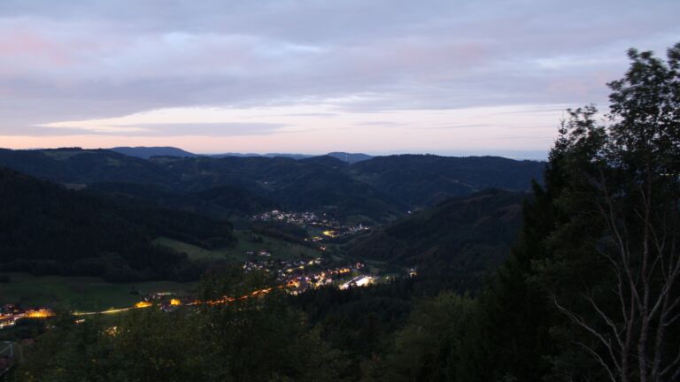 Dieses Bild zeigt eine Webcam-Aufnahme vom Achertal, aufgenommen am Dienstag, den 13.10.2026 um 07:10 Uhr. Die Temperatur betrug 11°C.