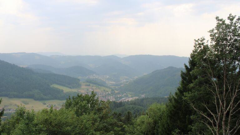 Dieses Bild zeigt eine Webcam-Aufnahme vom Achertal, aufgenommen am Donnerstag, den 30.07.2026 um 15:10 Uhr. Die Temperatur betrug 33.2°C.
