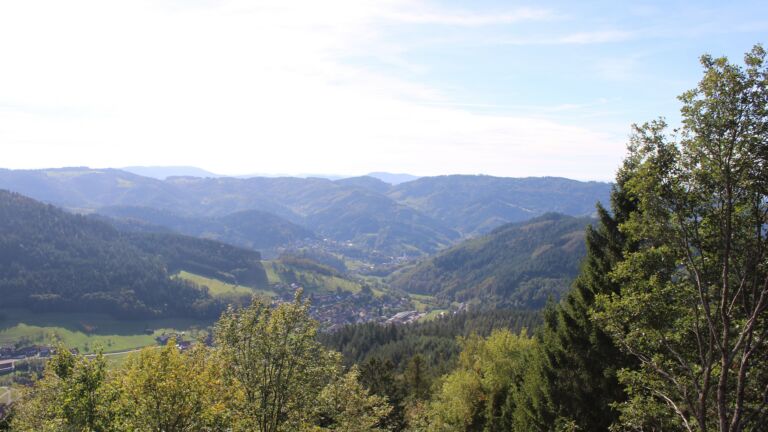 Dieses Bild zeigt eine Webcam-Aufnahme vom Achertal, aufgenommen am Donnerstag, den 15.10.2026 um 14:20 Uhr. Die Temperatur betrug 19.7°C.