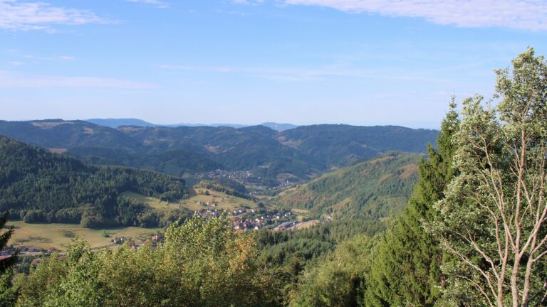 Dieses Bild zeigt eine Webcam-Aufnahme vom Achertal, aufgenommen am Montag, den 24.08.2026 um 09:20 Uhr. Die Temperatur betrug 18.5°C.