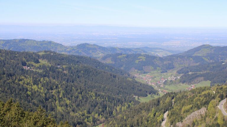 Dieses Bild zeigt eine Webcam-Aufnahme vom Achertal, aufgenommen am Freitag, den 24.04.2026 um 11:10 Uhr. Die Temperatur betrug 14.4°C.