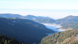 Dieses Bild zeigt eine Webcam-Aufnahme vom Achertal, aufgenommen am Sonntag, den 28.12.2025 um 11:00 Uhr. Die Temperatur betrug 0.1°C.