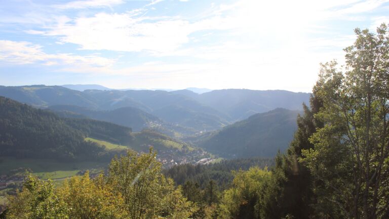 Dieses Bild zeigt eine Webcam-Aufnahme vom Achertal, aufgenommen am Freitag, den 16.10.2026 um 16:50 Uhr. Die Temperatur betrug 21.3°C.