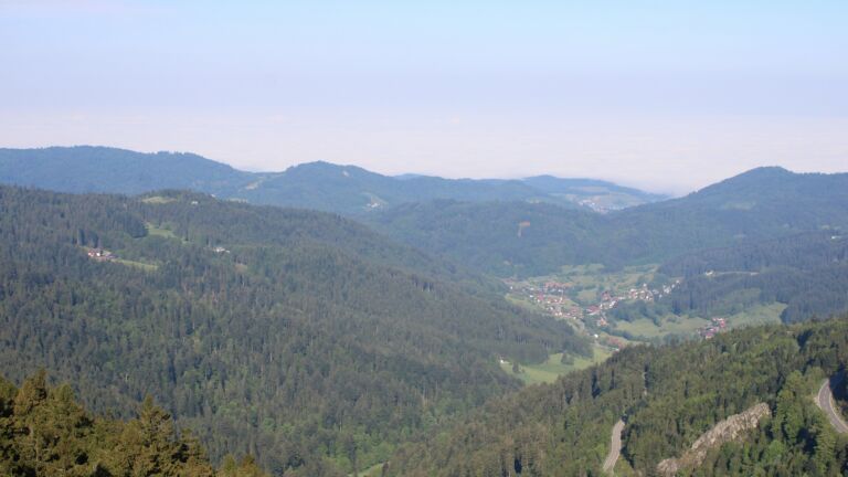 Dieses Bild zeigt eine Webcam-Aufnahme vom Achertal, aufgenommen am Freitag, den 08.05.2026 um 08:50 Uhr. Die Temperatur betrug 8.8°C.