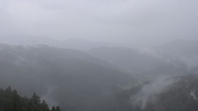 Dieses Bild zeigt eine Webcam-Aufnahme vom Achertal, aufgenommen am Samstag, den 02.08.2025 um 09:30 Uhr. Die Temperatur betrug 9.1°C.