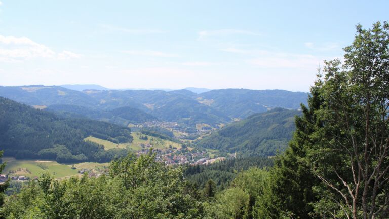 Dieses Bild zeigt eine Webcam-Aufnahme vom Achertal, aufgenommen am Samstag, den 11.07.2026 um 14:00 Uhr. Die Temperatur betrug 31°C.