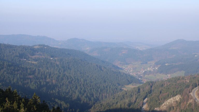 Dieses Bild zeigt eine Webcam-Aufnahme vom Achertal, aufgenommen am Sonntag, den 08.03.2026 um 08:50 Uhr. Die Temperatur betrug 10.9°C.