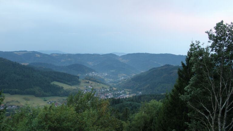 Dieses Bild zeigt eine Webcam-Aufnahme vom Achertal, aufgenommen am Dienstag, den 25.08.2026 um 20:20 Uhr. Die Temperatur betrug 16.7°C.