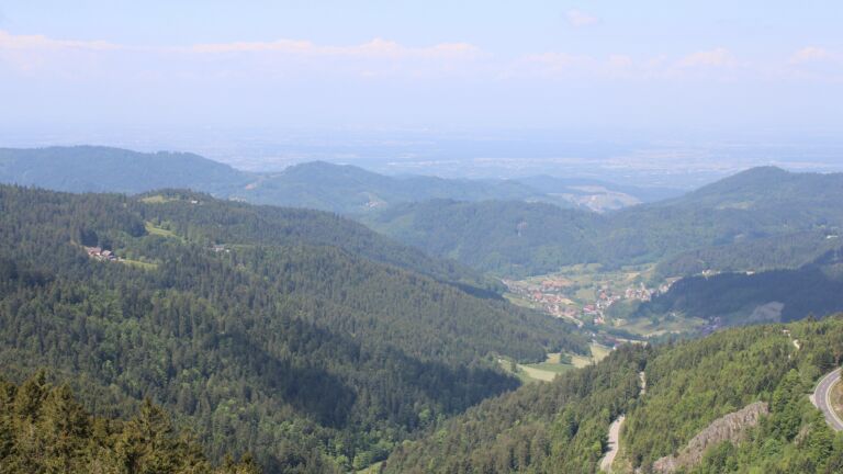 Dieses Bild zeigt eine Webcam-Aufnahme vom Achertal, aufgenommen am Samstag, den 17.05.2025 um 11:50 Uhr. Die Temperatur betrug 10.6°C.