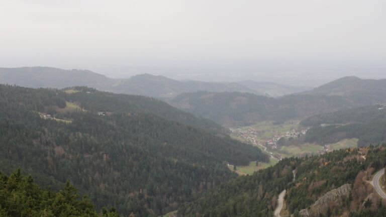 Dieses Bild zeigt eine Webcam-Aufnahme vom Achertal, aufgenommen am Freitag, den 14.11.2025 um 12:10 Uhr. Die Temperatur betrug 16.6°C.