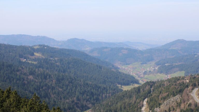 Dieses Bild zeigt eine Webcam-Aufnahme vom Achertal, aufgenommen am Dienstag, den 24.03.2026 um 11:50 Uhr. Die Temperatur betrug 9.5°C.