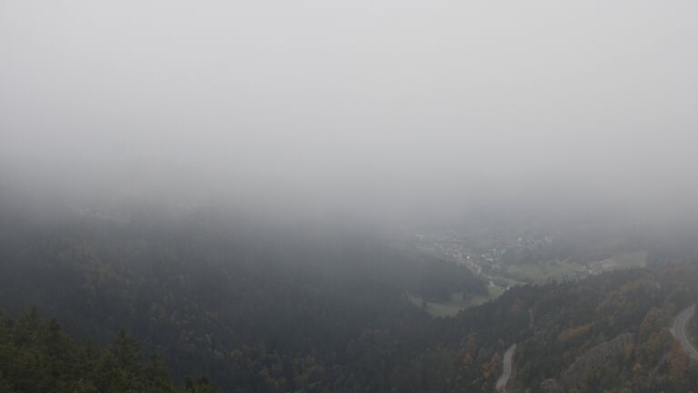 Dieses Bild zeigt eine Webcam-Aufnahme vom Achertal, aufgenommen am Montag, den 13.10.2025 um 16:40 Uhr. Die Temperatur betrug 6.3°C.