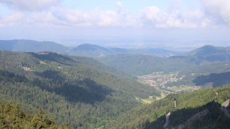 Dieses Bild zeigt eine Webcam-Aufnahme vom Achertal, aufgenommen am Freitag, den 23.05.2025 um 10:00 Uhr. Die Temperatur betrug 5.6°C.