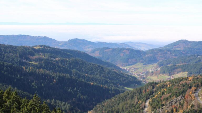 Dieses Bild zeigt eine Webcam-Aufnahme vom Achertal, aufgenommen am Donnerstag, den 06.11.2025 um 12:40 Uhr. Die Temperatur betrug 13.2°C.