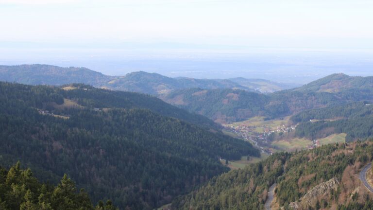 Dieses Bild zeigt eine Webcam-Aufnahme vom Achertal, aufgenommen am Donnerstag, den 18.12.2025 um 11:50 Uhr. Die Temperatur betrug 7.3°C.