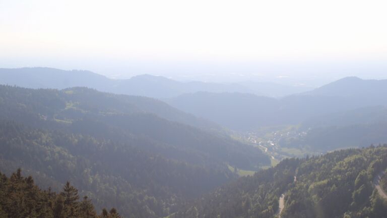 Dieses Bild zeigt eine Webcam-Aufnahme vom Achertal, aufgenommen am Freitag, den 08.05.2026 um 19:10 Uhr. Die Temperatur betrug 11.8°C.