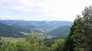 Dieses Bild zeigt eine Webcam-Aufnahme vom Achertal, aufgenommen am Freitag, den 17.07.2026 um 17:10 Uhr. Die Temperatur betrug 21.1°C.