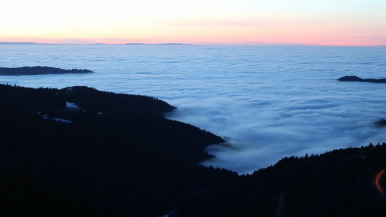 Dieses Bild zeigt eine Webcam-Aufnahme vom Achertal, aufgenommen am Montag, den 19.01.2026 um 17:50 Uhr. Die Temperatur betrug 7.1°C.