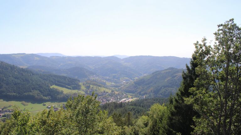 Dieses Bild zeigt eine Webcam-Aufnahme vom Achertal, aufgenommen am Dienstag, den 08.09.2026 um 15:50 Uhr. Die Temperatur betrug 29.6°C.