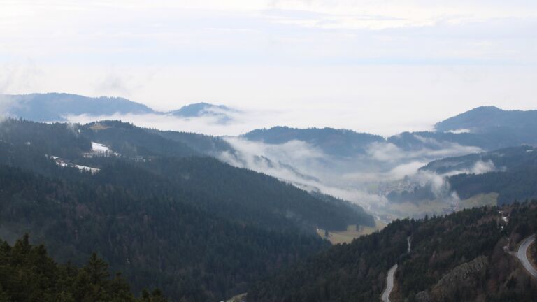 Dieses Bild zeigt eine Webcam-Aufnahme vom Achertal, aufgenommen am Dienstag, den 03.02.2026 um 13:00 Uhr. Die Temperatur betrug 2.1°C.