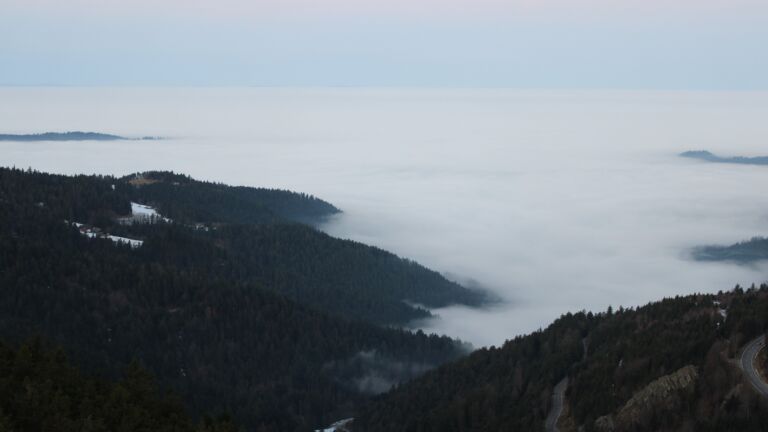 Dieses Bild zeigt eine Webcam-Aufnahme vom Achertal, aufgenommen am Sonntag, den 18.01.2026 um 08:10 Uhr. Die Temperatur betrug 6.6°C.