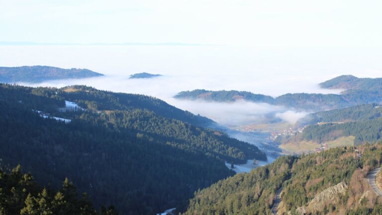 Dieses Bild zeigt eine Webcam-Aufnahme vom Achertal, aufgenommen am Dienstag, den 20.01.2026 um 10:50 Uhr. Die Temperatur betrug 8.6°C.