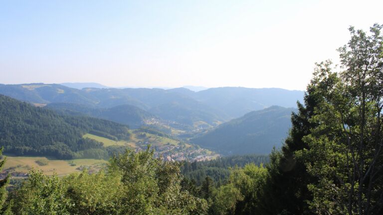 Dieses Bild zeigt eine Webcam-Aufnahme vom Achertal, aufgenommen am Samstag, den 01.08.2026 um 18:30 Uhr. Die Temperatur betrug 30.3°C.