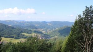 Dieses Bild zeigt eine Webcam-Aufnahme vom Achertal, aufgenommen am Donnerstag, den 23.07.2026 um 10:10 Uhr. Die Temperatur betrug 17.7°C.