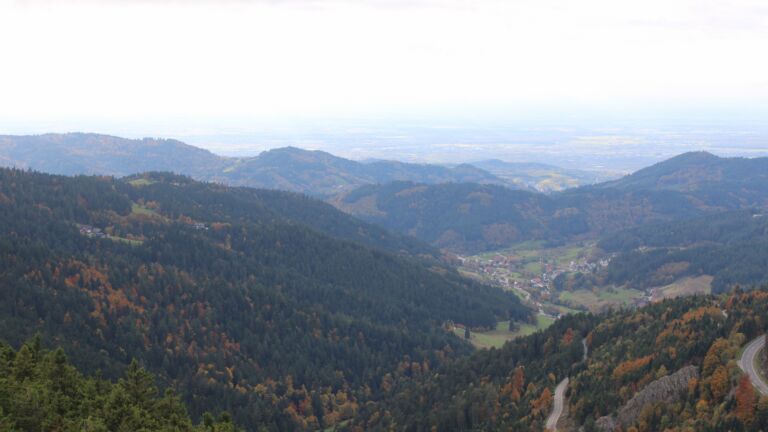 Dieses Bild zeigt eine Webcam-Aufnahme vom Achertal, aufgenommen am Donnerstag, den 16.10.2025 um 16:00 Uhr. Die Temperatur betrug 8.5°C.