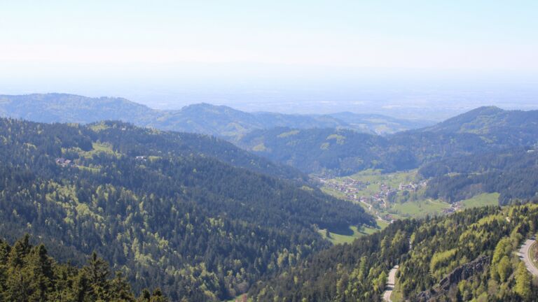 Dieses Bild zeigt eine Webcam-Aufnahme vom Achertal, aufgenommen am Samstag, den 25.04.2026 um 15:30 Uhr. Die Temperatur betrug 14.1°C.