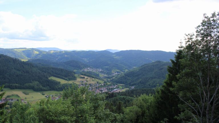 Dieses Bild zeigt eine Webcam-Aufnahme vom Achertal, aufgenommen am Freitag, den 05.06.2026 um 17:50 Uhr. Die Temperatur betrug 17°C.