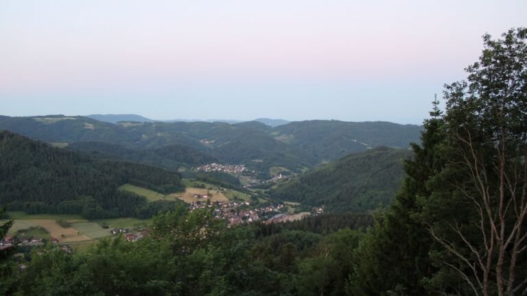 Dieses Bild zeigt eine Webcam-Aufnahme vom Achertal, aufgenommen am Freitag, den 29.05.2026 um 05:20 Uhr. Die Temperatur betrug 17.7°C.