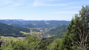 Dieses Bild zeigt eine Webcam-Aufnahme vom Achertal, aufgenommen am Sonntag, den 12.07.2026 um 12:50 Uhr. Die Temperatur betrug 26.5°C.