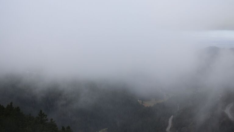 Dieses Bild zeigt eine Webcam-Aufnahme vom Achertal, aufgenommen am Samstag, den 07.02.2026 um 08:50 Uhr. Die Temperatur betrug 3.3°C.