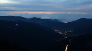 Dieses Bild zeigt eine Webcam-Aufnahme vom Achertal, aufgenommen am Donnerstag, den 05.02.2026 um 18:20 Uhr. Die Temperatur betrug 3.2°C.