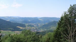 Dieses Bild zeigt eine Webcam-Aufnahme vom Achertal, aufgenommen am Sonntag, den 28.06.2026 um 11:50 Uhr. Die Temperatur betrug 29.8°C.