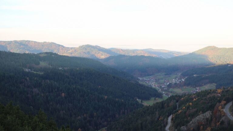 Dieses Bild zeigt eine Webcam-Aufnahme vom Achertal, aufgenommen am Donnerstag, den 06.11.2025 um 08:00 Uhr. Die Temperatur betrug 9.2°C.