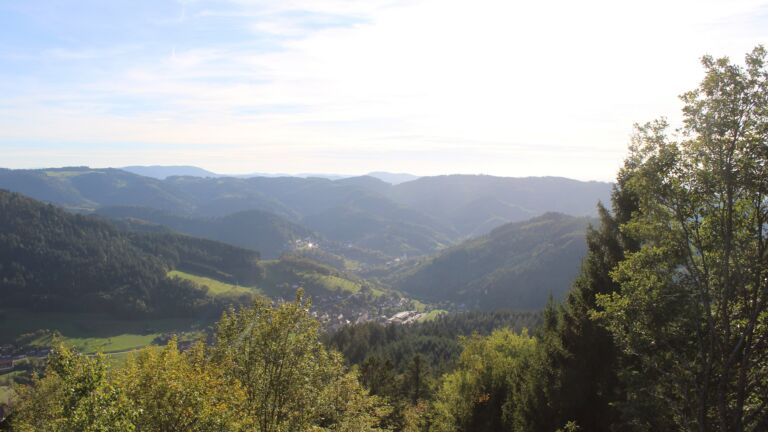 Dieses Bild zeigt eine Webcam-Aufnahme vom Achertal, aufgenommen am Donnerstag, den 15.10.2026 um 16:40 Uhr. Die Temperatur betrug 21.1°C.