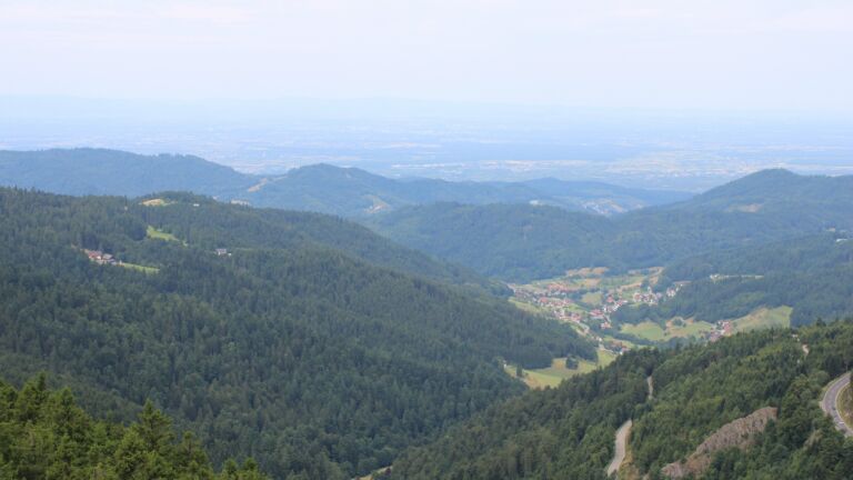 Dieses Bild zeigt eine Webcam-Aufnahme vom Achertal, aufgenommen am Sonntag, den 20.07.2025 um 11:40 Uhr. Die Temperatur betrug 22°C.