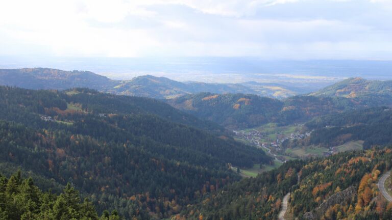 Dieses Bild zeigt eine Webcam-Aufnahme vom Achertal, aufgenommen am Freitag, den 24.10.2025 um 15:30 Uhr. Die Temperatur betrug 2.9°C.