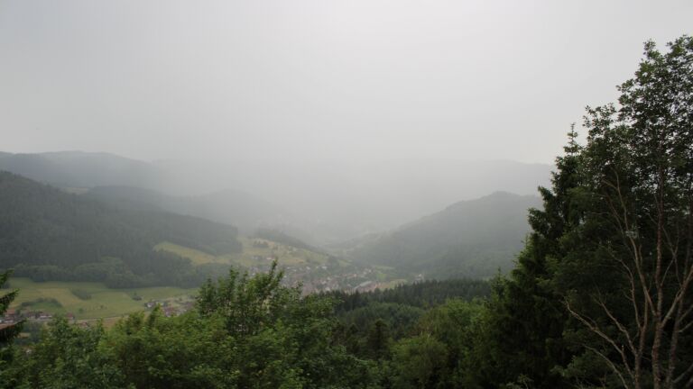 Dieses Bild zeigt eine Webcam-Aufnahme vom Achertal, aufgenommen am Montag, den 08.06.2026 um 16:50 Uhr. Die Temperatur betrug 21.1°C.