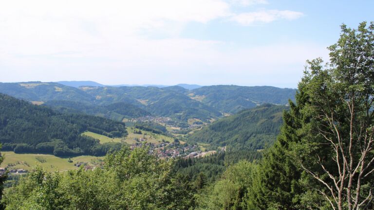 Dieses Bild zeigt eine Webcam-Aufnahme vom Achertal, aufgenommen am Samstag, den 25.07.2026 um 12:40 Uhr. Die Temperatur betrug 26.6°C.