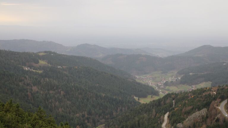 Dieses Bild zeigt eine Webcam-Aufnahme vom Achertal, aufgenommen am Freitag, den 14.11.2025 um 15:10 Uhr. Die Temperatur betrug 16.1°C.