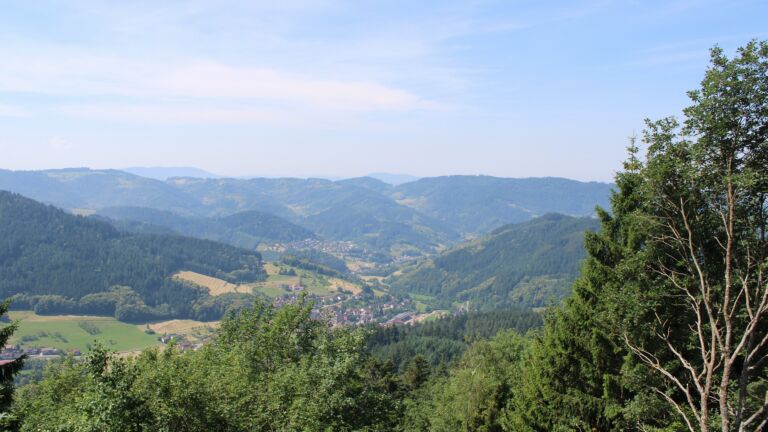 Dieses Bild zeigt eine Webcam-Aufnahme vom Achertal, aufgenommen am Dienstag, den 23.06.2026 um 11:40 Uhr. Die Temperatur betrug 30°C.