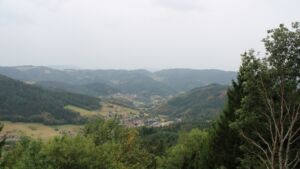 Dieses Bild zeigt eine Webcam-Aufnahme vom Achertal, aufgenommen am Freitag, den 21.08.2026 um 11:40 Uhr. Die Temperatur betrug 17°C.