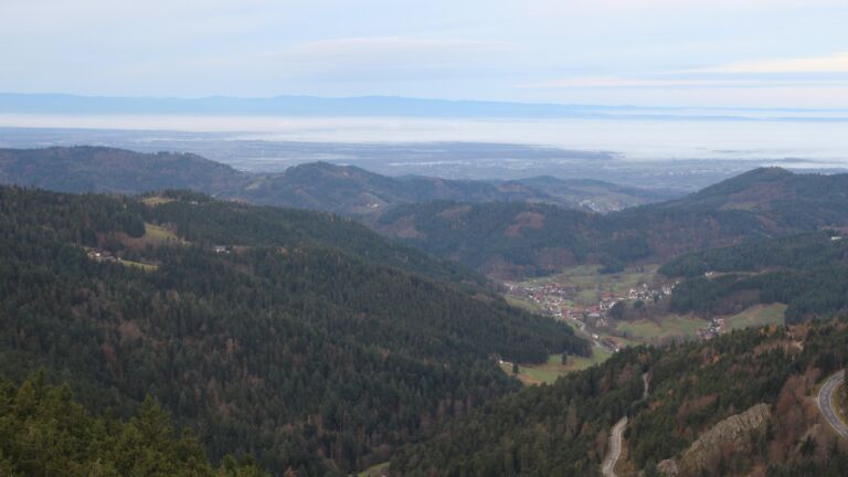 Dieses Bild zeigt eine Webcam-Aufnahme vom Achertal, aufgenommen am Sonntag, den 16.11.2025 um 08:10 Uhr. Die Temperatur betrug 8.3°C.