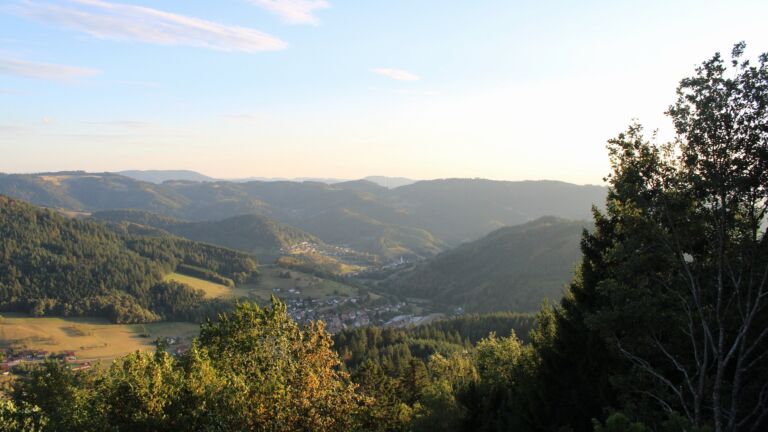 Dieses Bild zeigt eine Webcam-Aufnahme vom Achertal, aufgenommen am Mittwoch, den 19.08.2026 um 19:50 Uhr. Die Temperatur betrug 26.8°C.