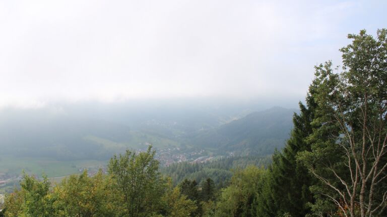 Dieses Bild zeigt eine Webcam-Aufnahme vom Achertal, aufgenommen am Freitag, den 02.10.2026 um 13:10 Uhr. Die Temperatur betrug 17.2°C.